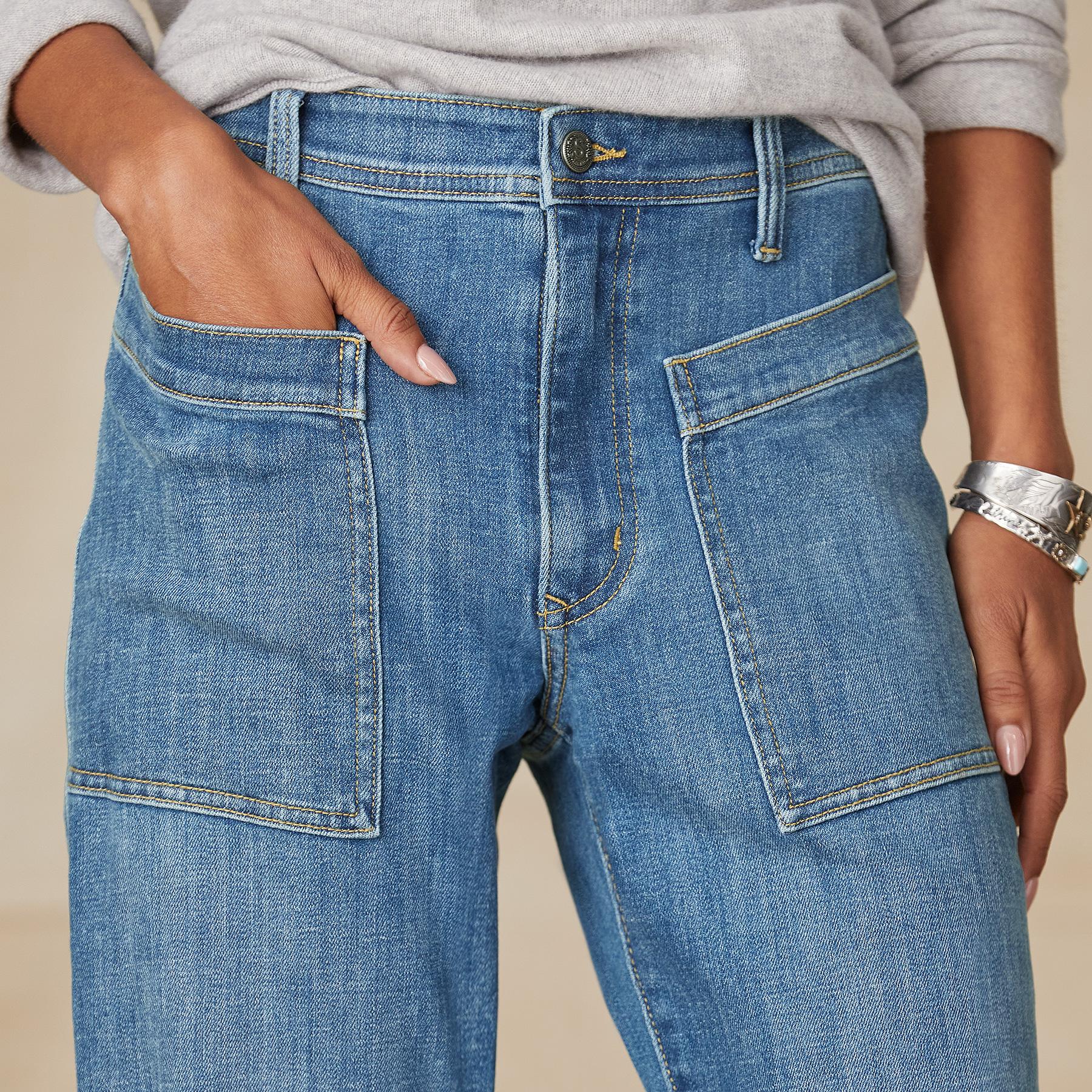 Agnes Denim Pants, Petite
