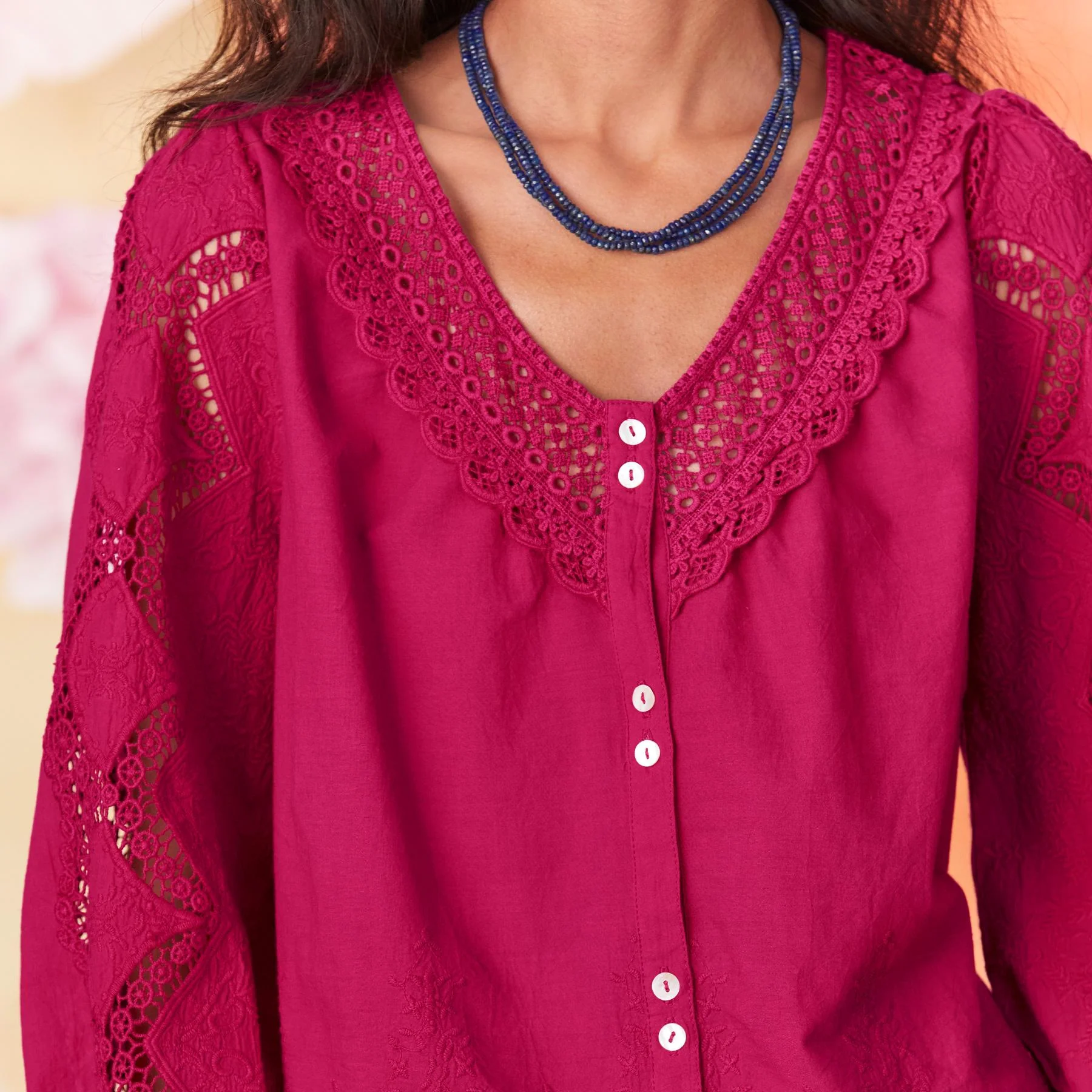 Trudy Lace Top, Petite