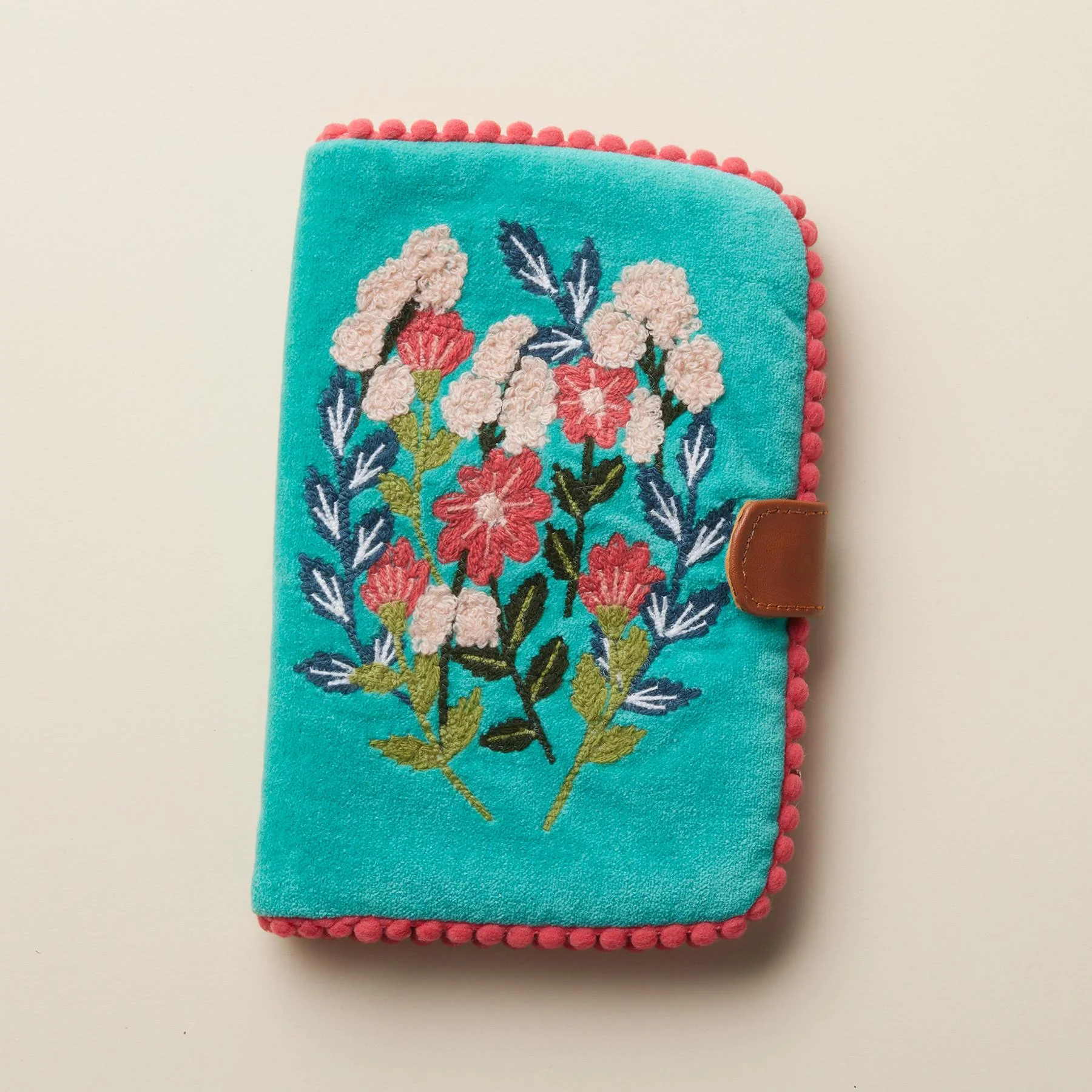 Embroidered Blooms Jewelry Organizer