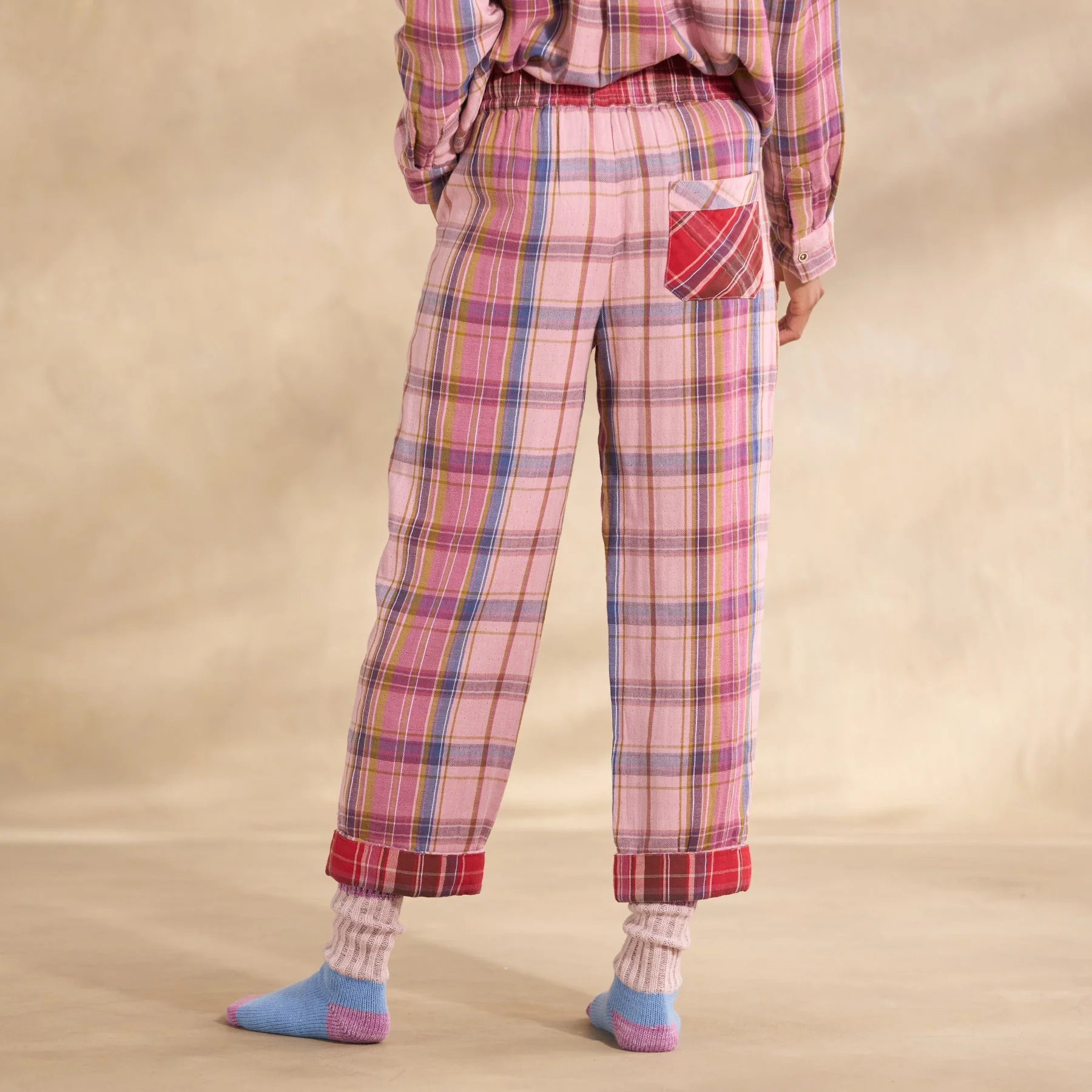 Martina Plaid Pajama Bottoms