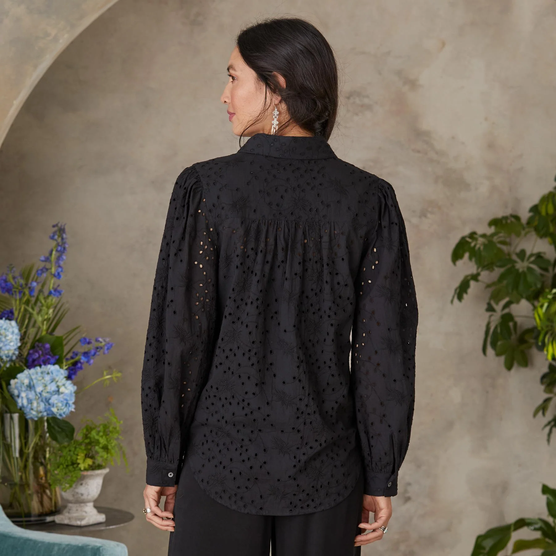 Celestine Eyelet Shirt