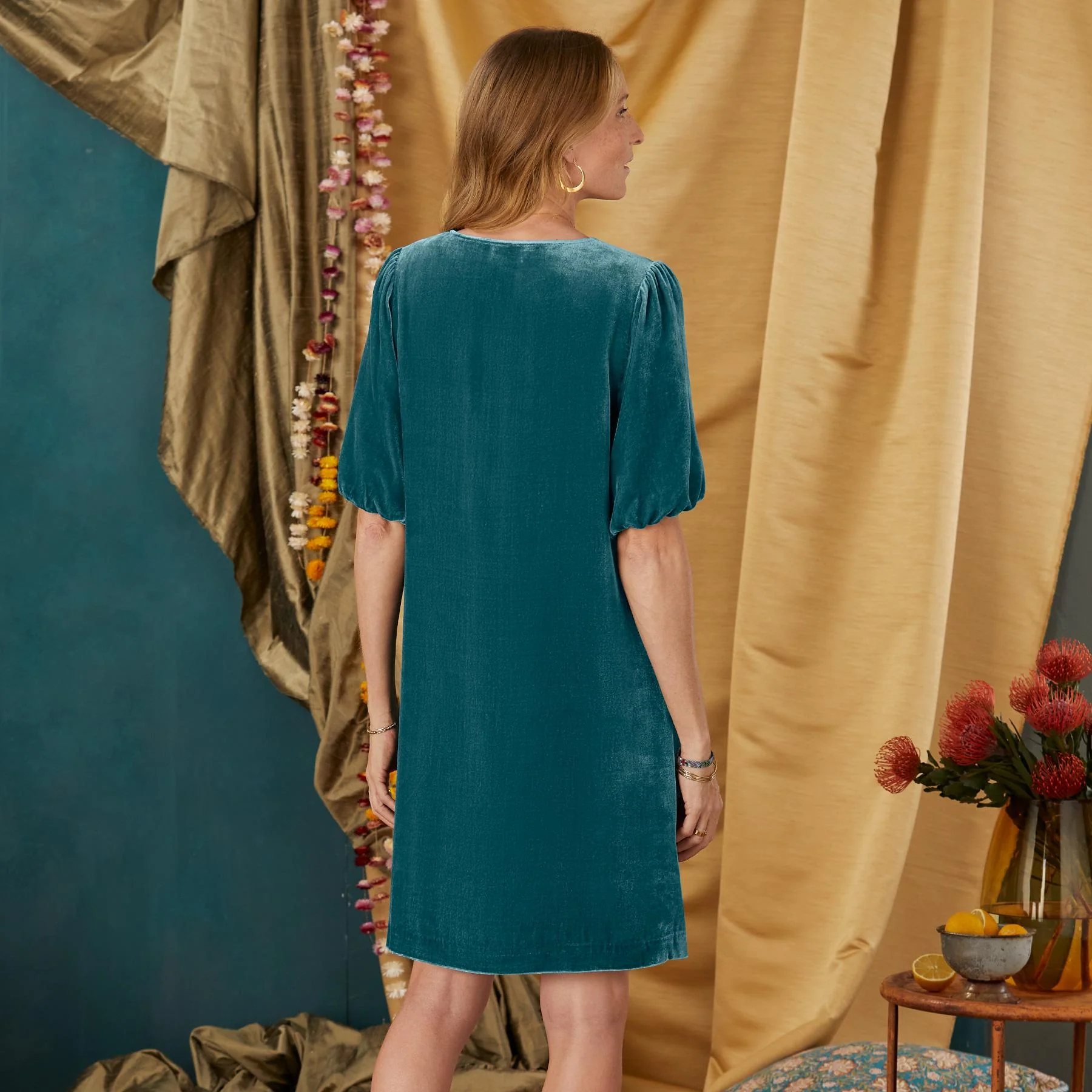 Etienne Velvet Dress