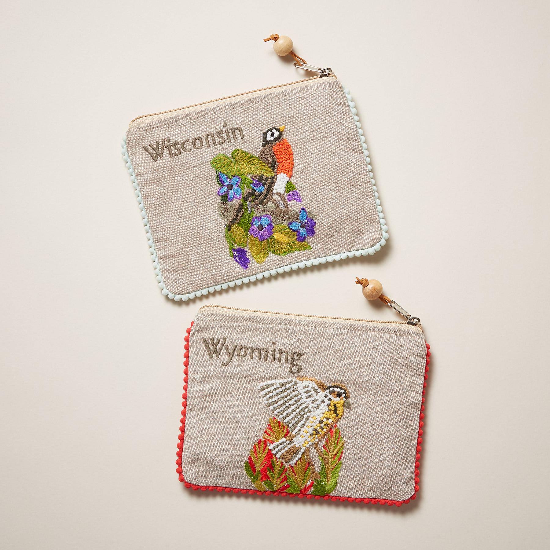 Birds Of The States Jewelry Pouches