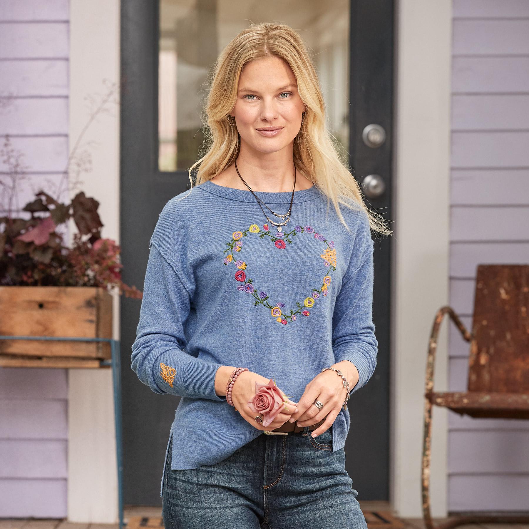 Blooming Love Sweater, Petite
