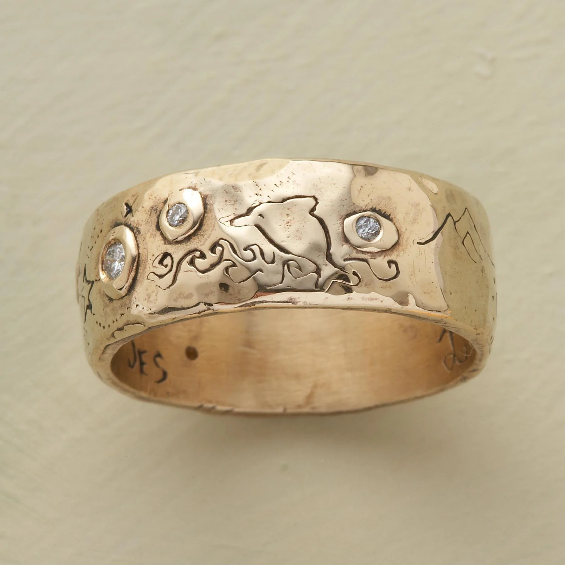 Yellow Gold Infinite Love Ring