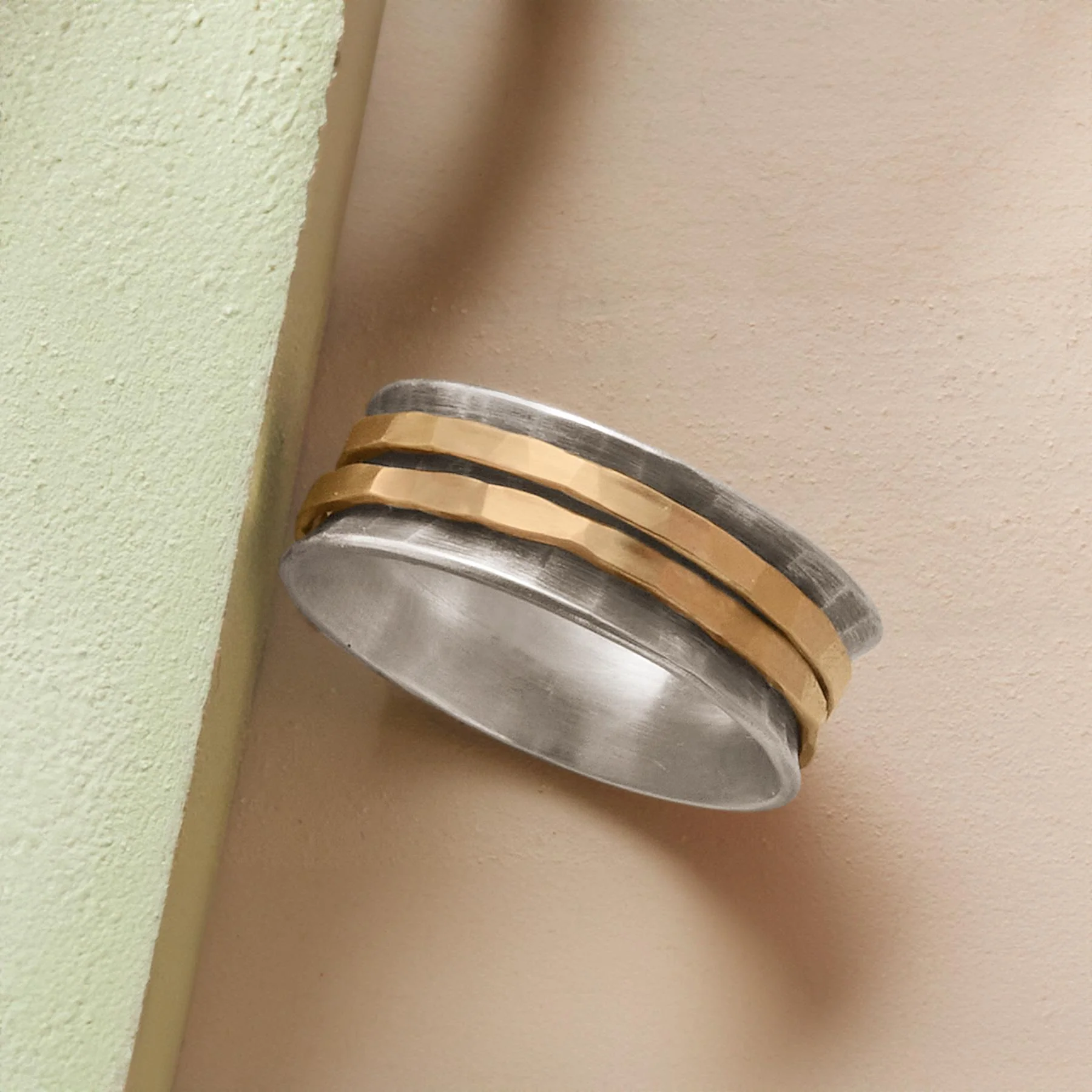 Two To One Spinner Ring