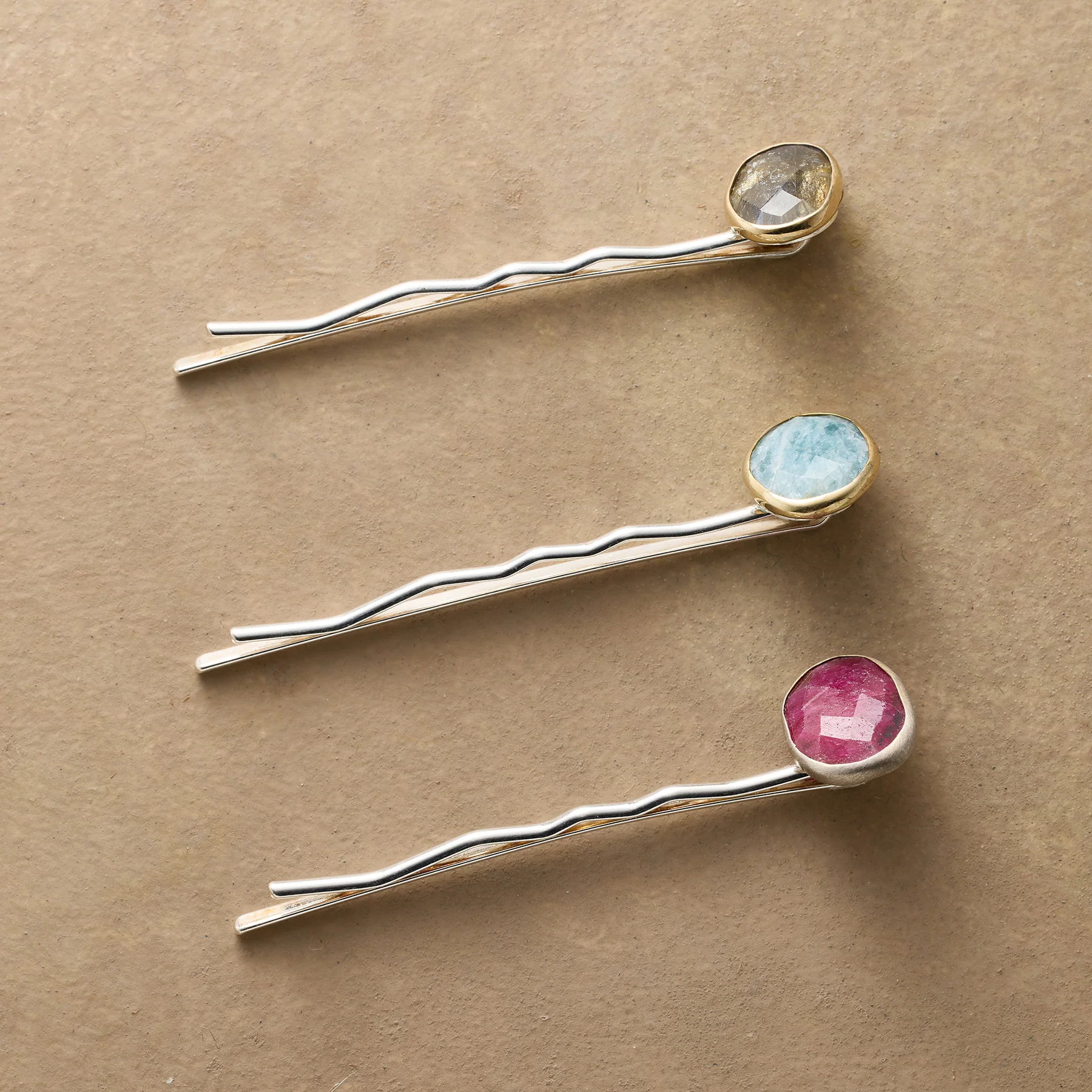Gemma Hairpins, Set Of 3