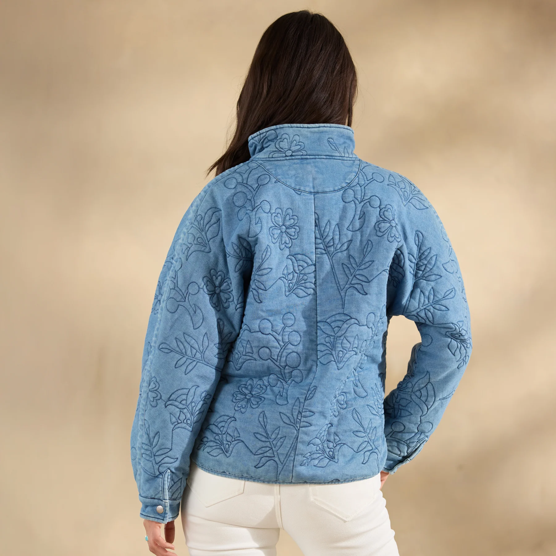Nova Quilted Denim Jacket