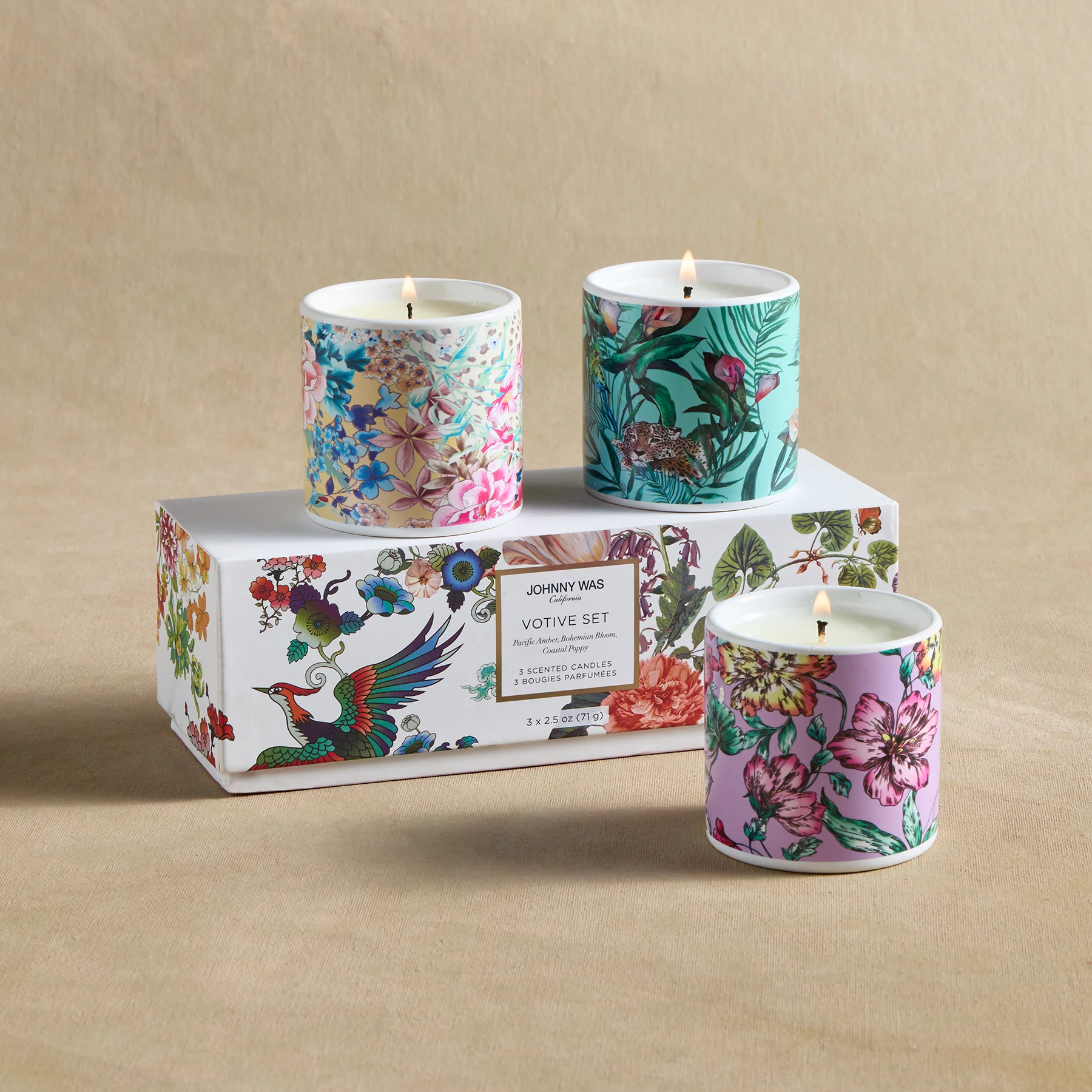Votive Candle Trio