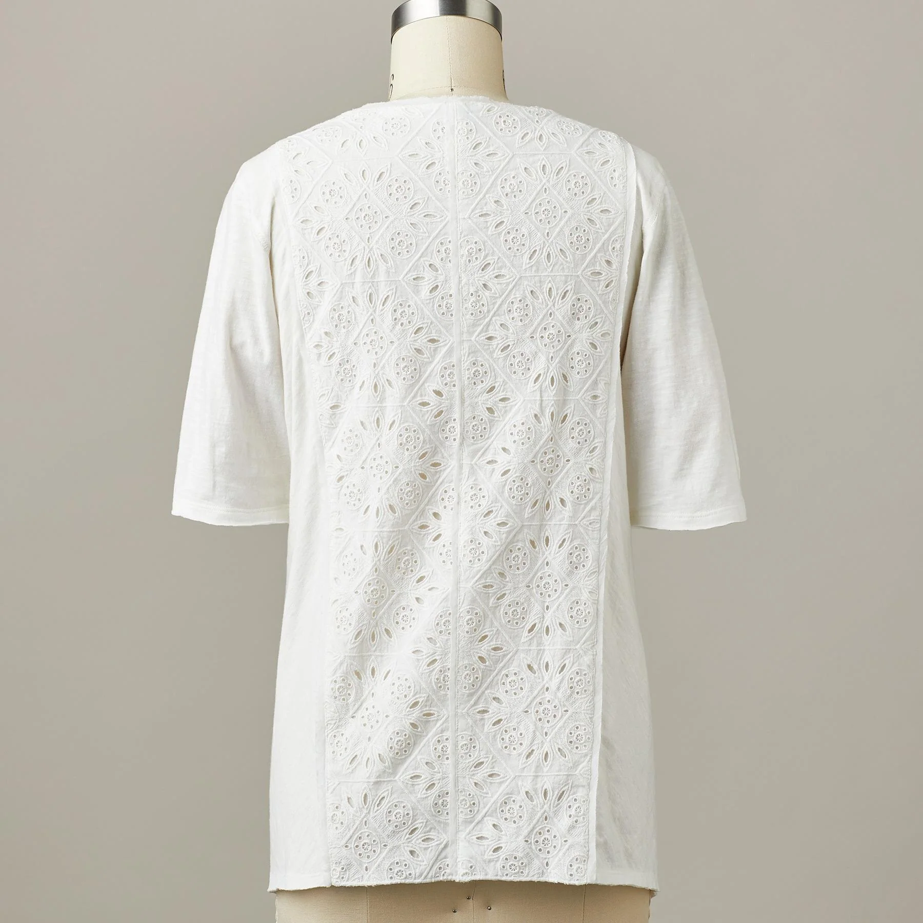Sarina Eyelet Tee