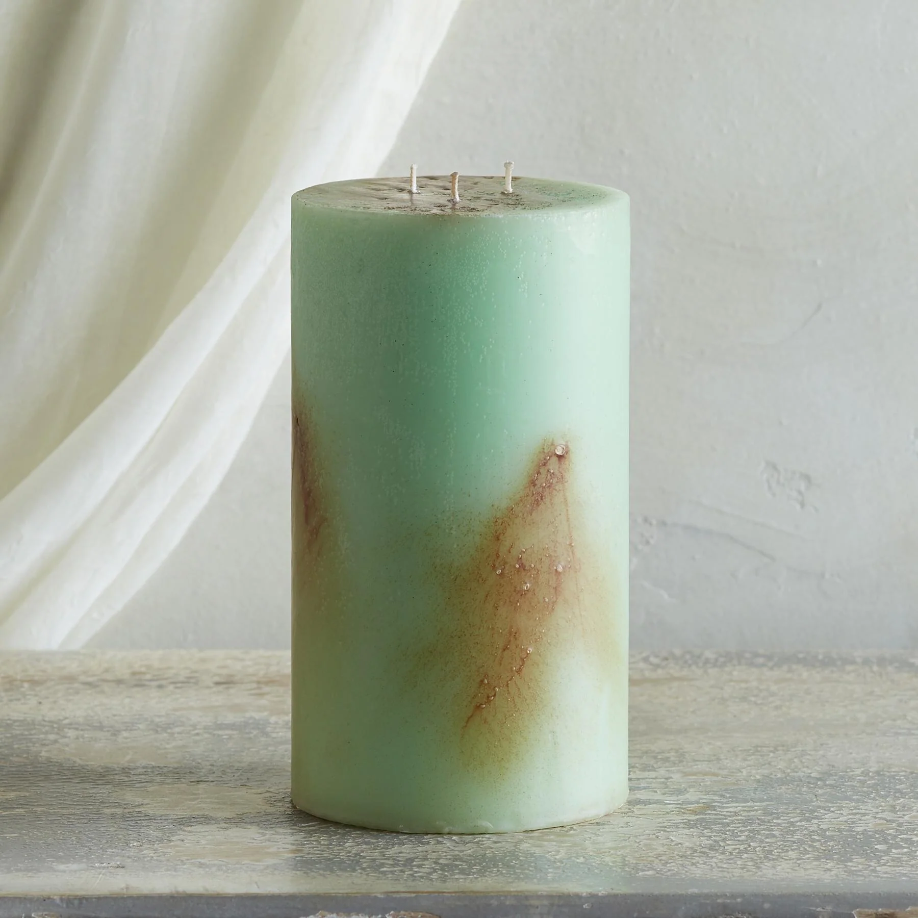 Antigua Triple Wick Pillar Candle