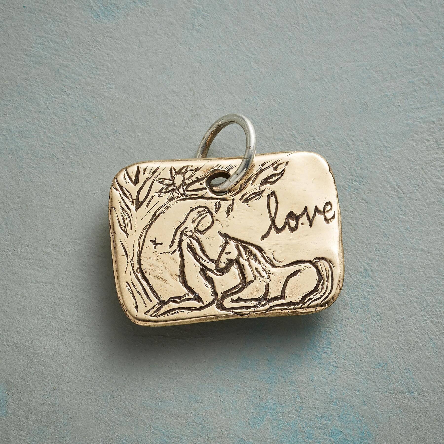 Gold Compassion Charm