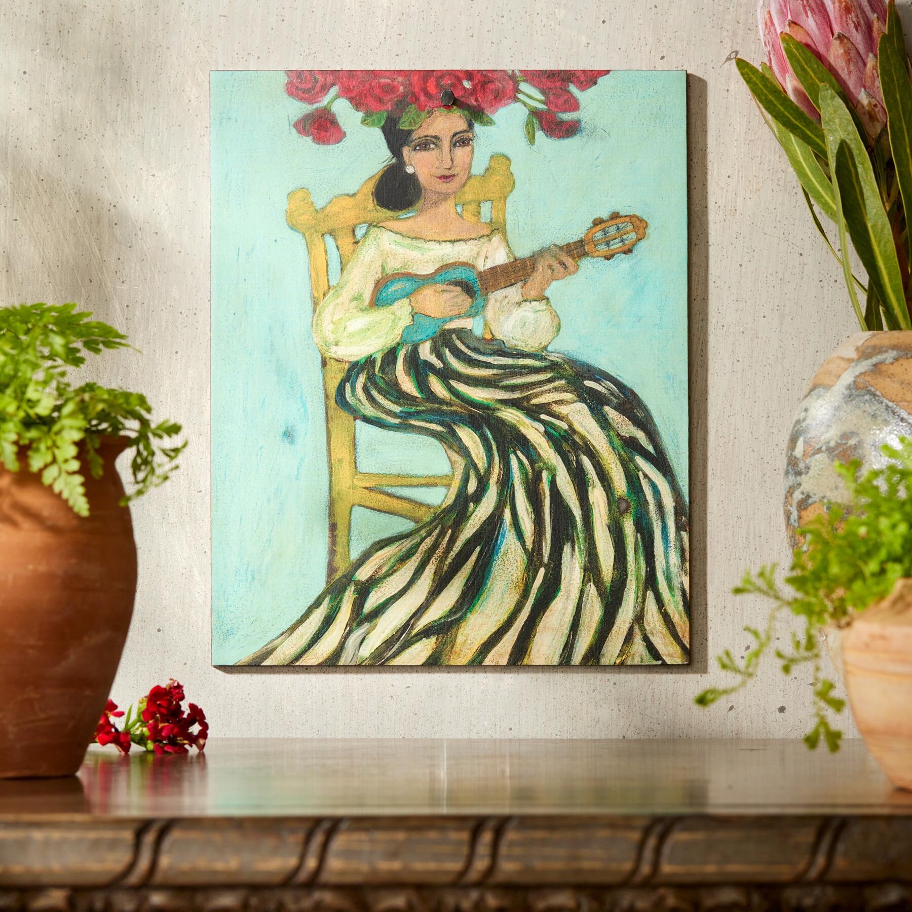 Musica Print On Wood