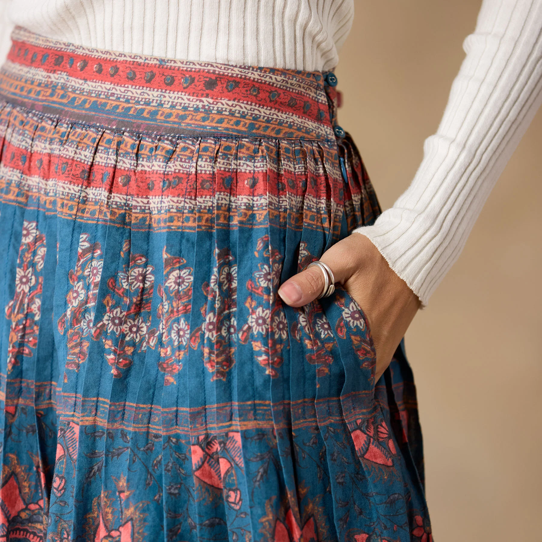 Flower Crowns Skirt, Petite