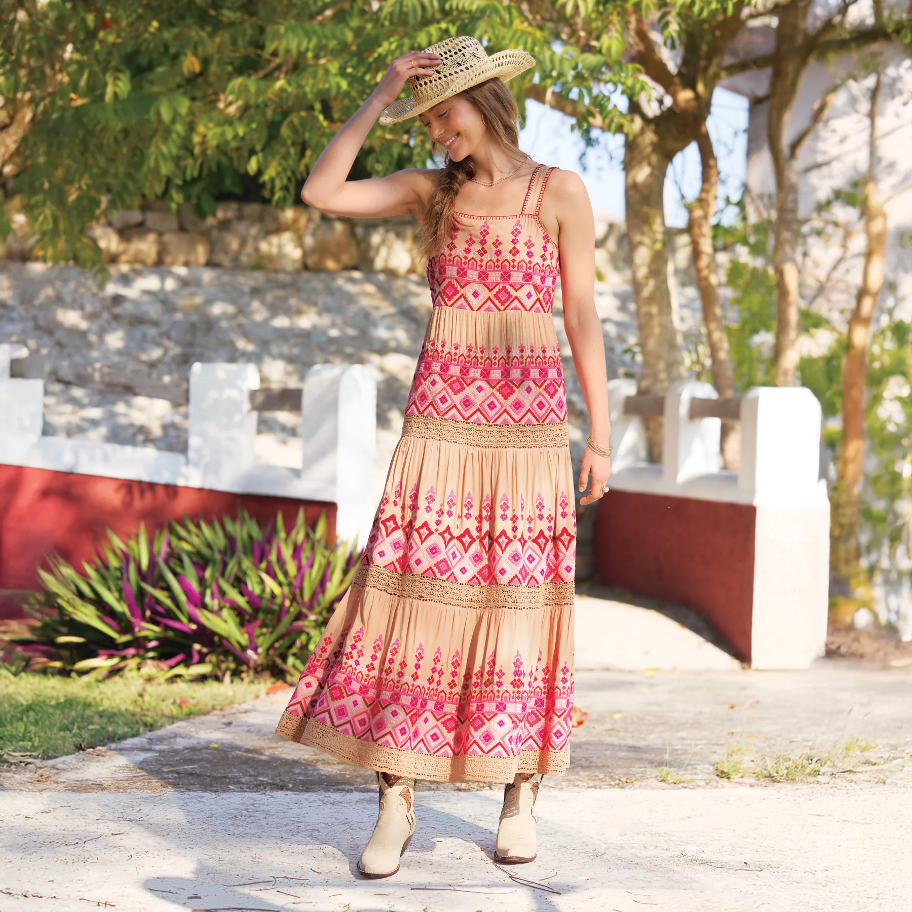 Garden Sunset Dress, Petite