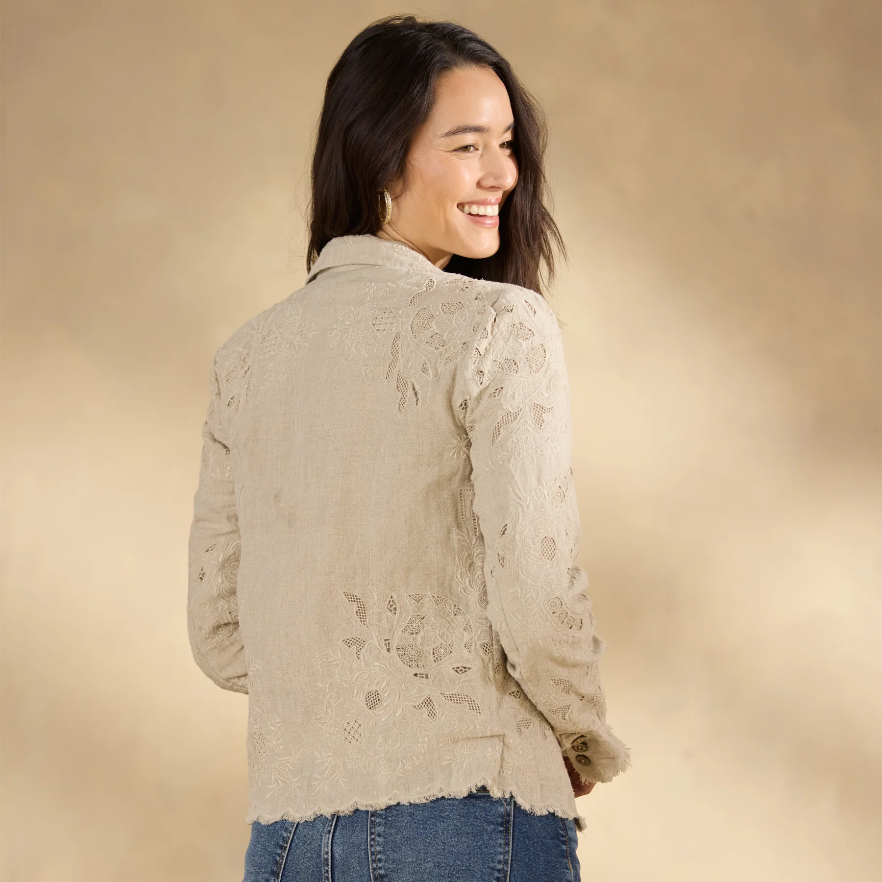 Teresa Lace Jacket, Petite