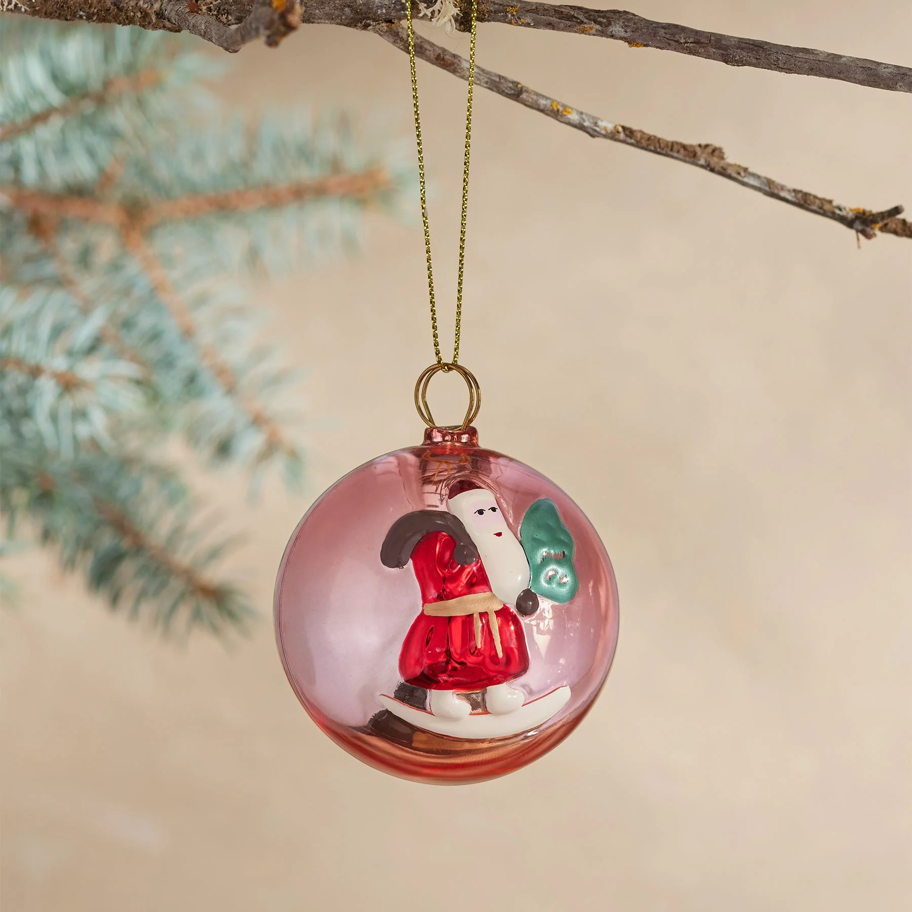Timeless Santa Ornament