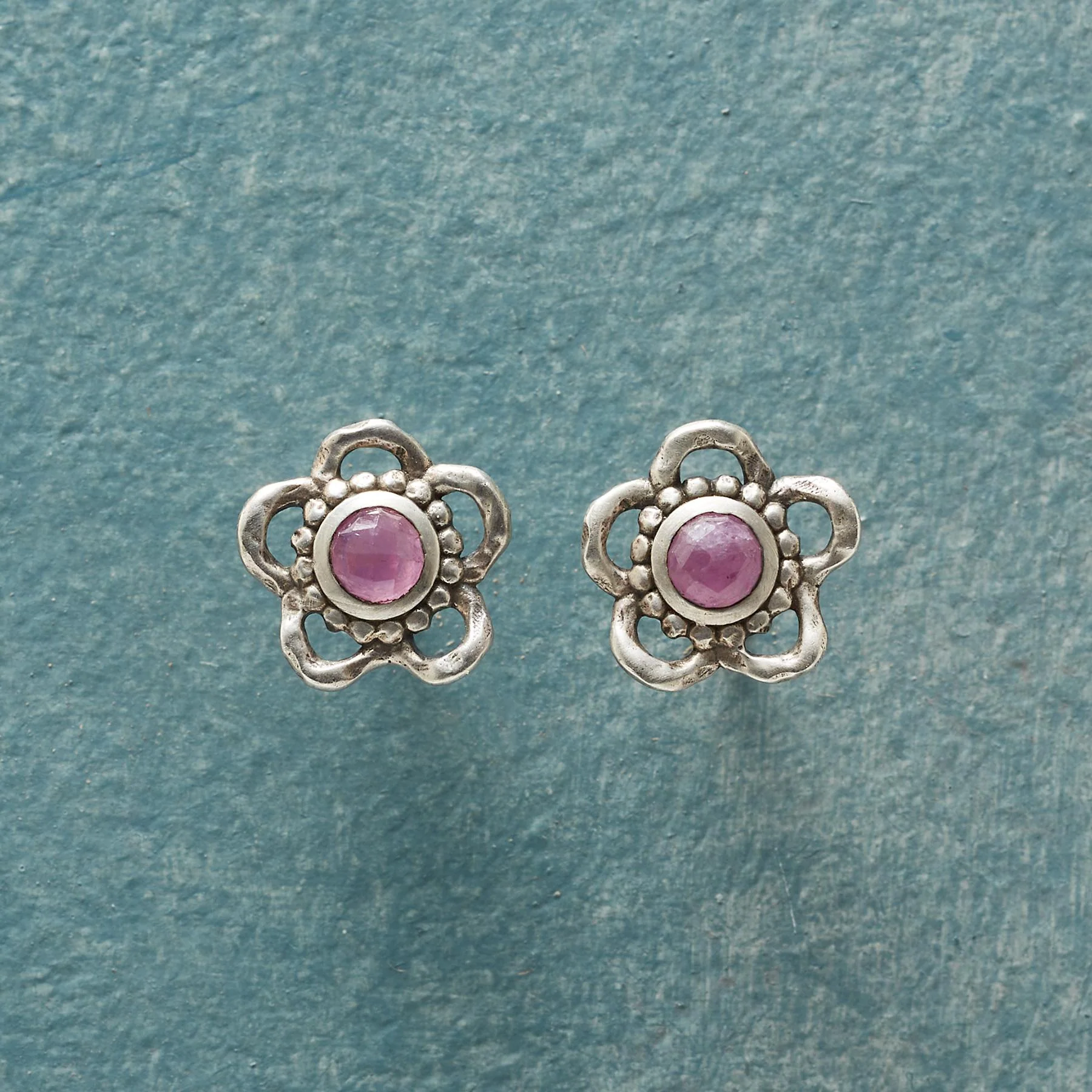 Birthstone Blossom Earrings