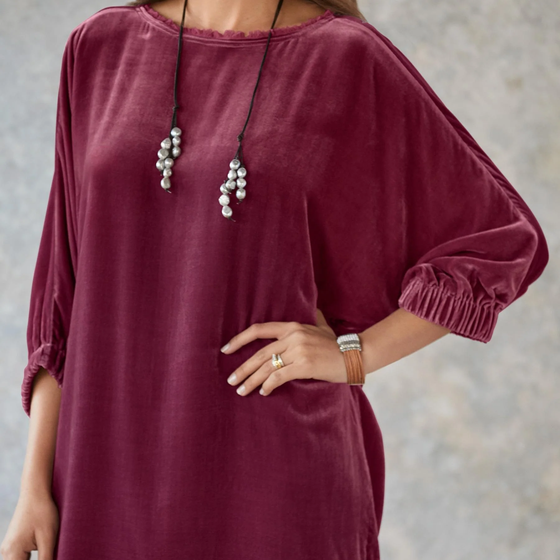 Midnight Velvet Dress