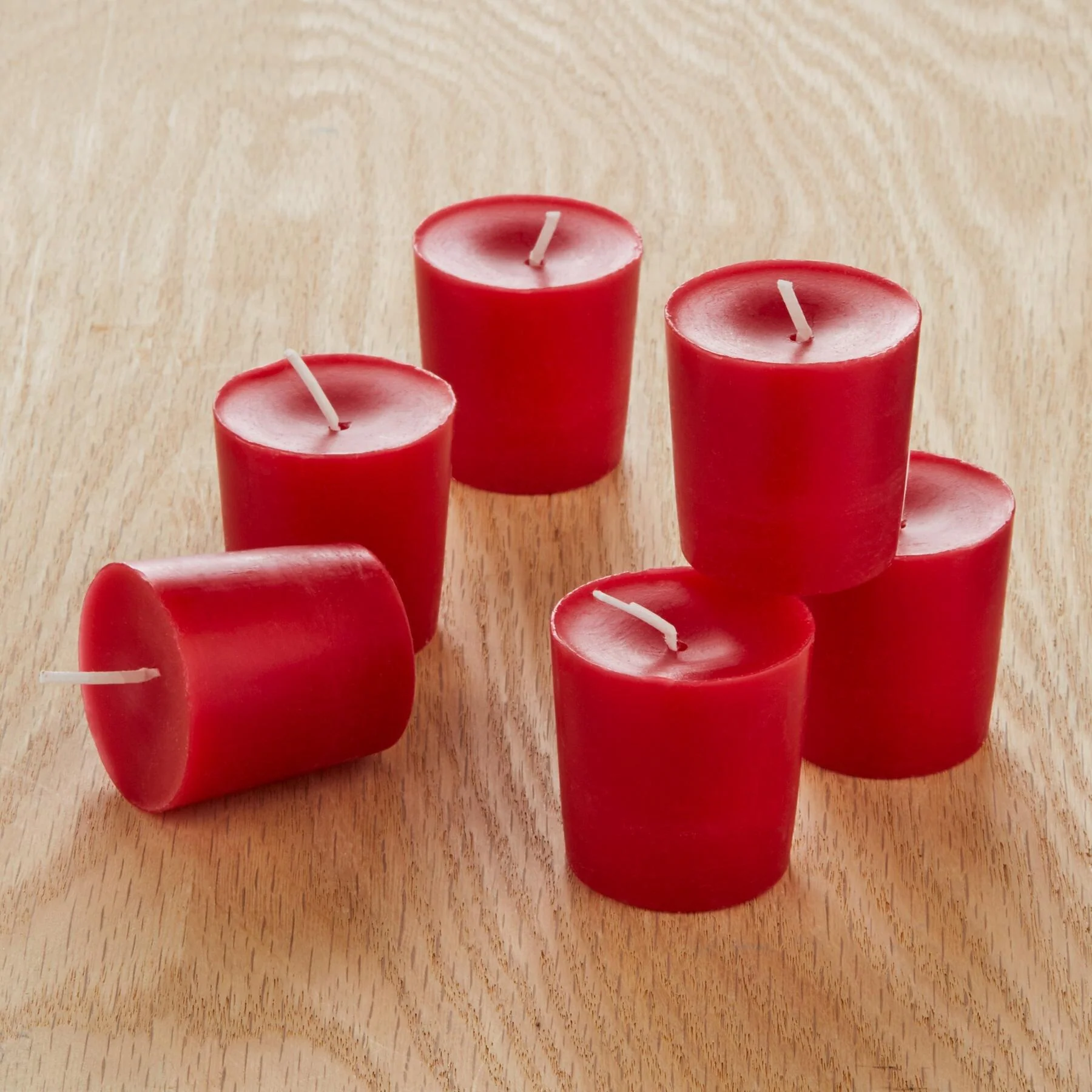 Smooth Votive Candles, Set Of 6