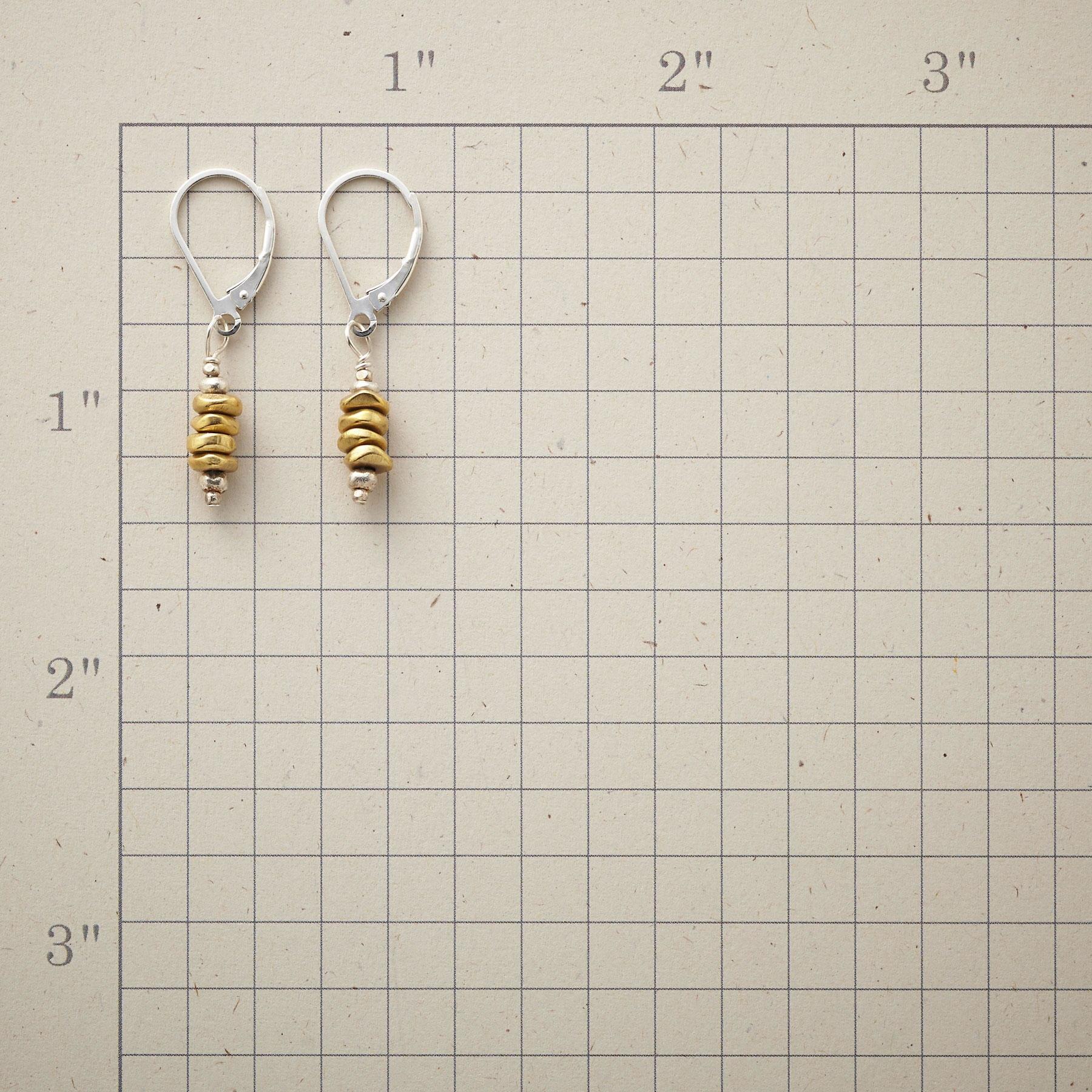 Brass Cairn Earrings