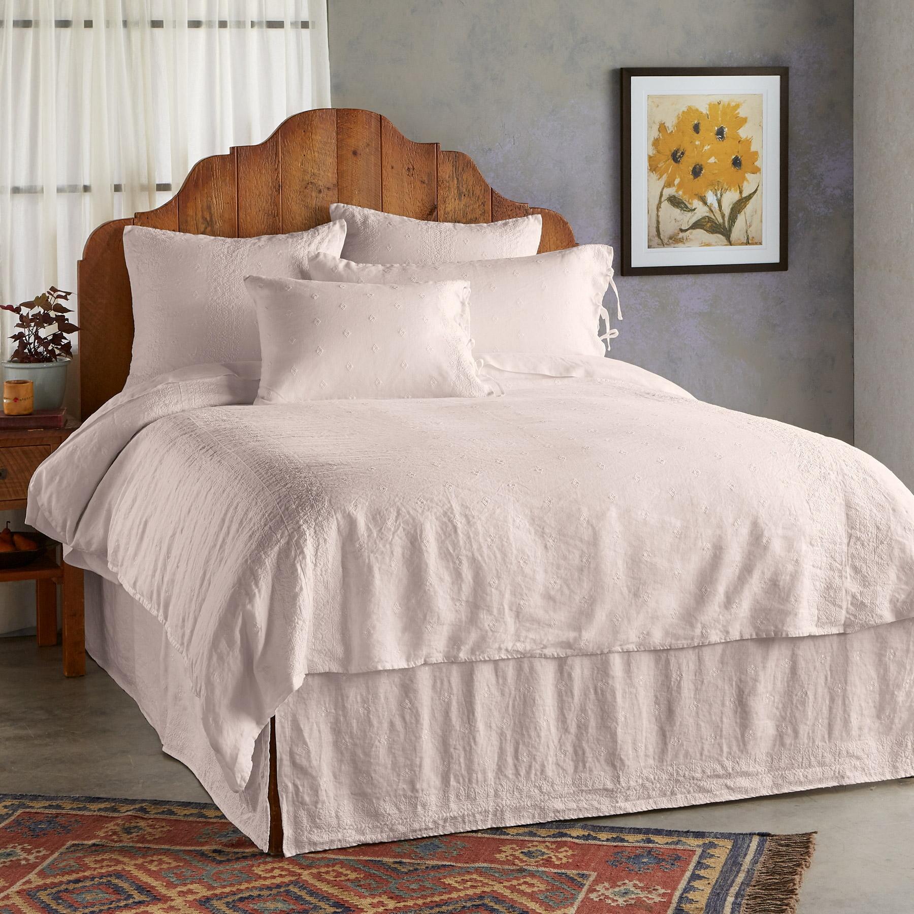 Gossamer Linen Embroidery Duvet