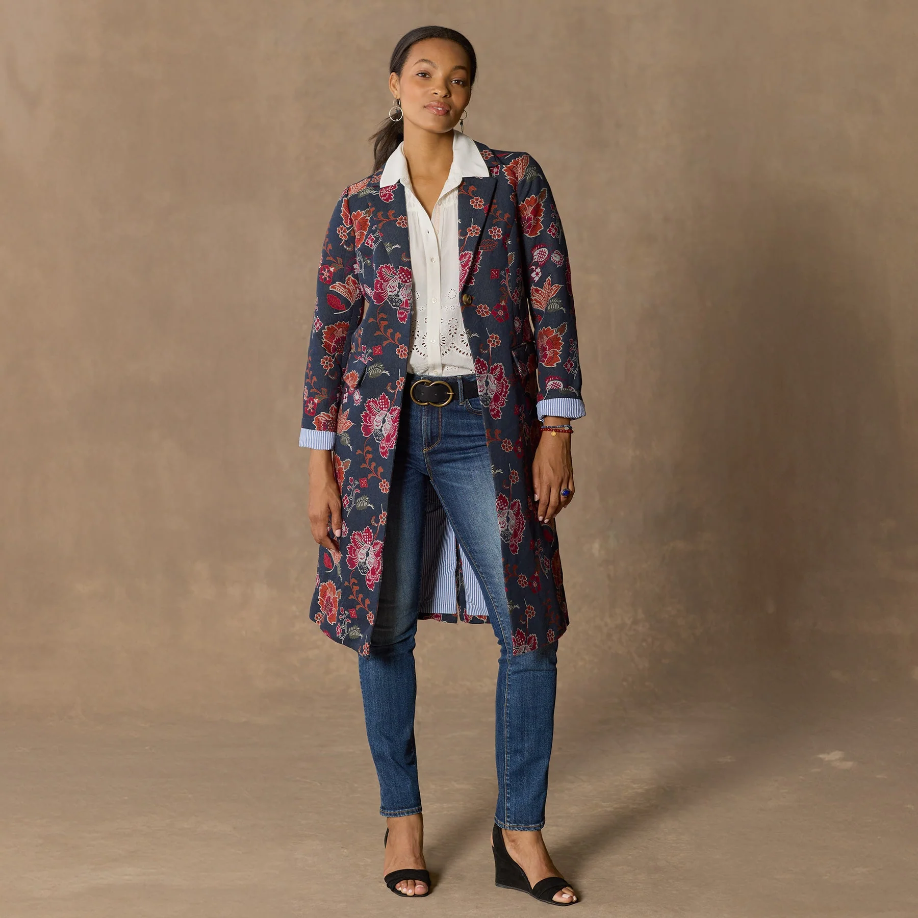 Estelle Floral Topper, Petite