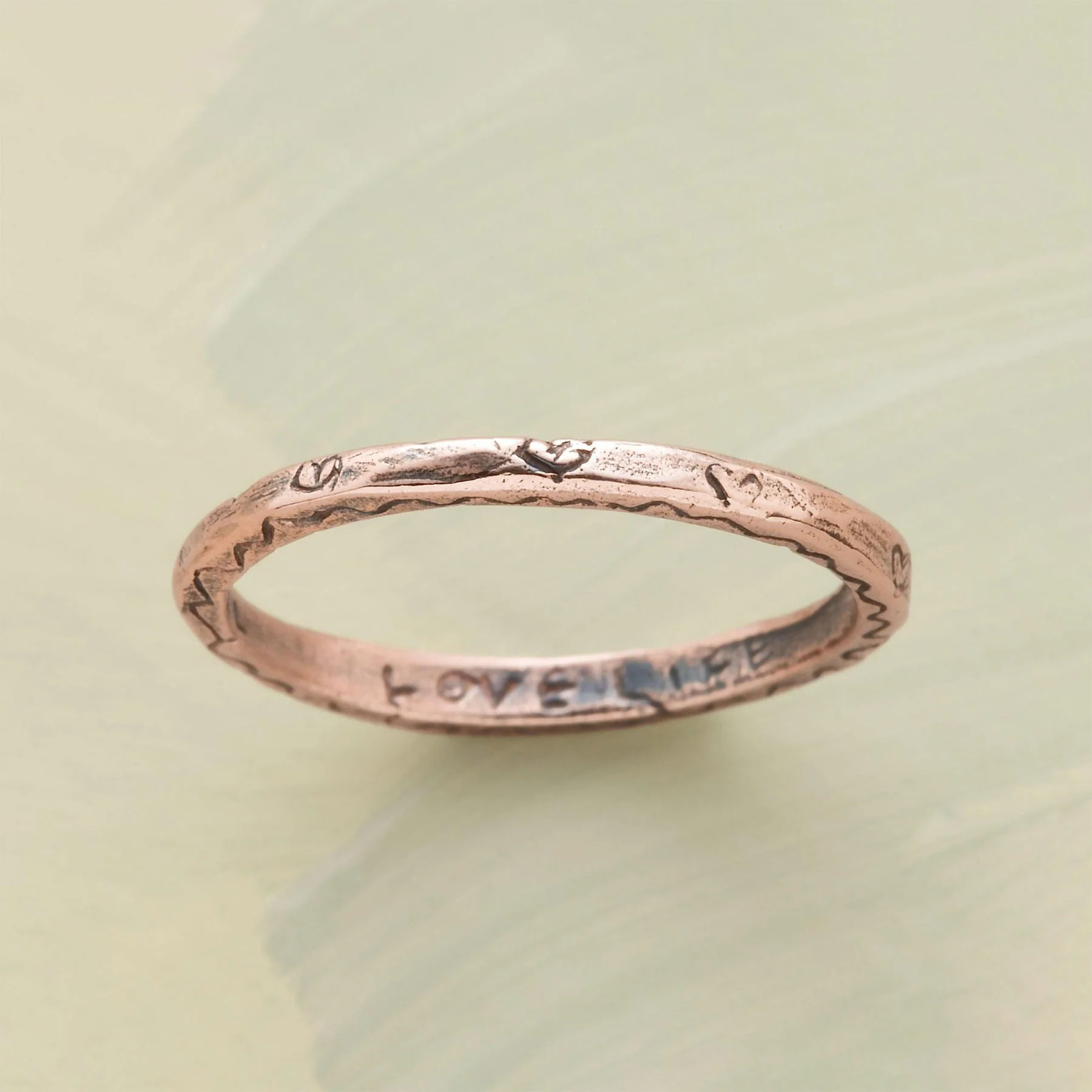 14Kt Rose Gold Vitality Ring