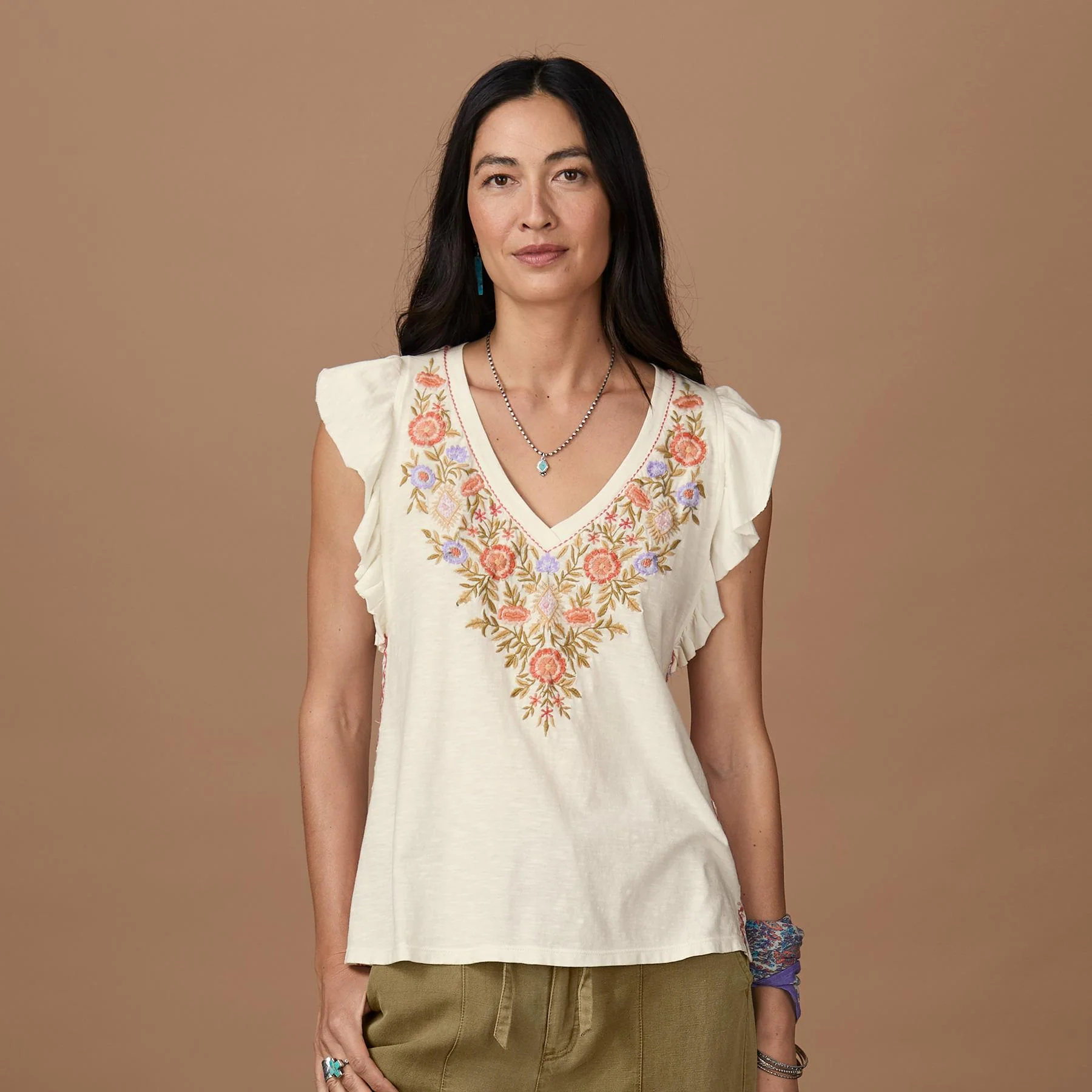 Lakelynn Floral Top, Petite