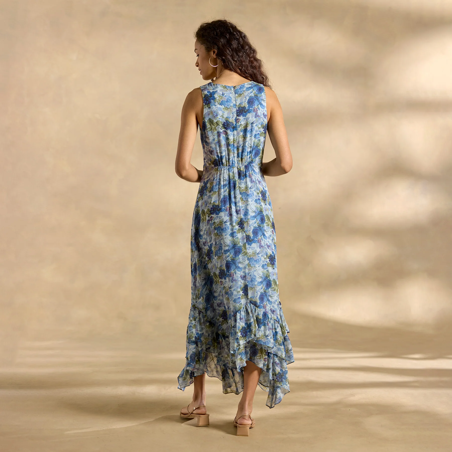 Champs de Fleur Printed Dress, Petite