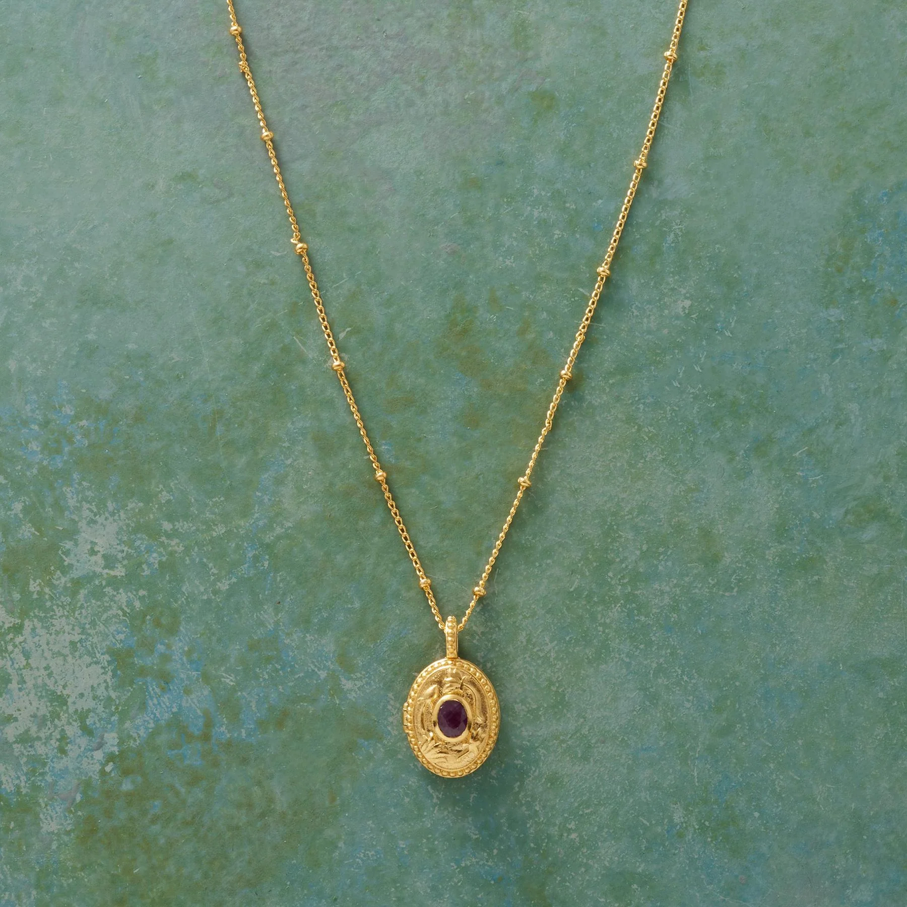 Gold Vermeil Birthstone Locket