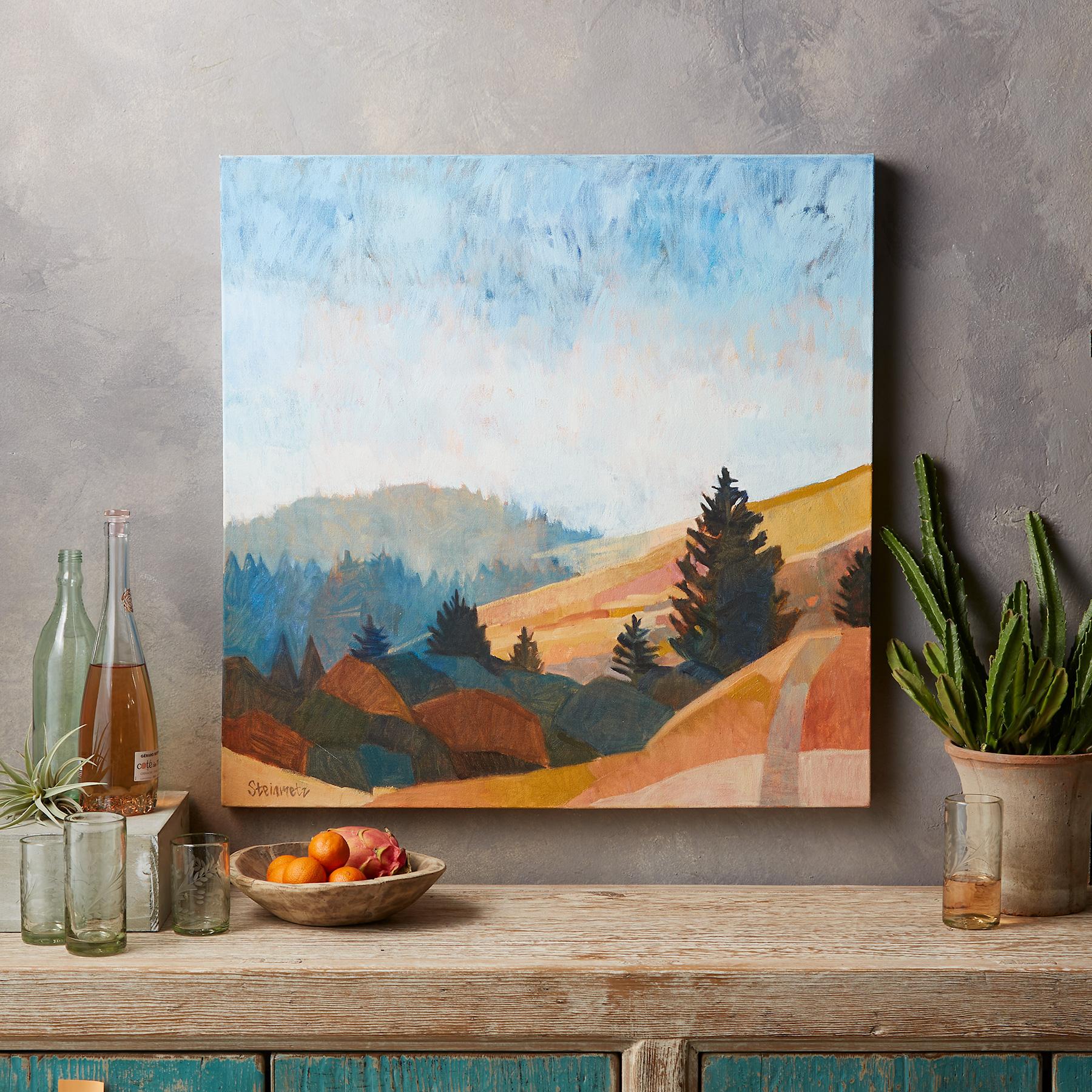 Blue Fog On Tam Painting 