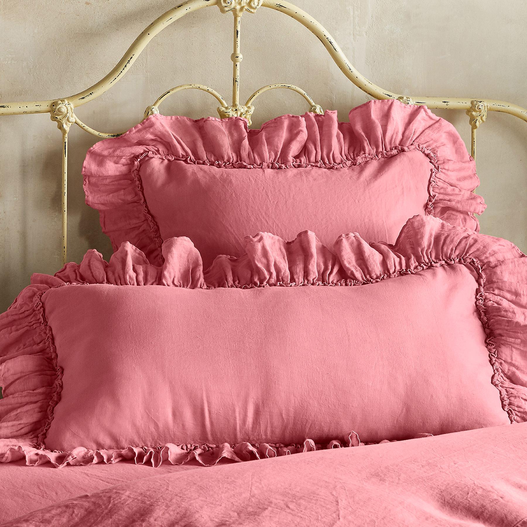 Gossamer Linen Ruffle Sham