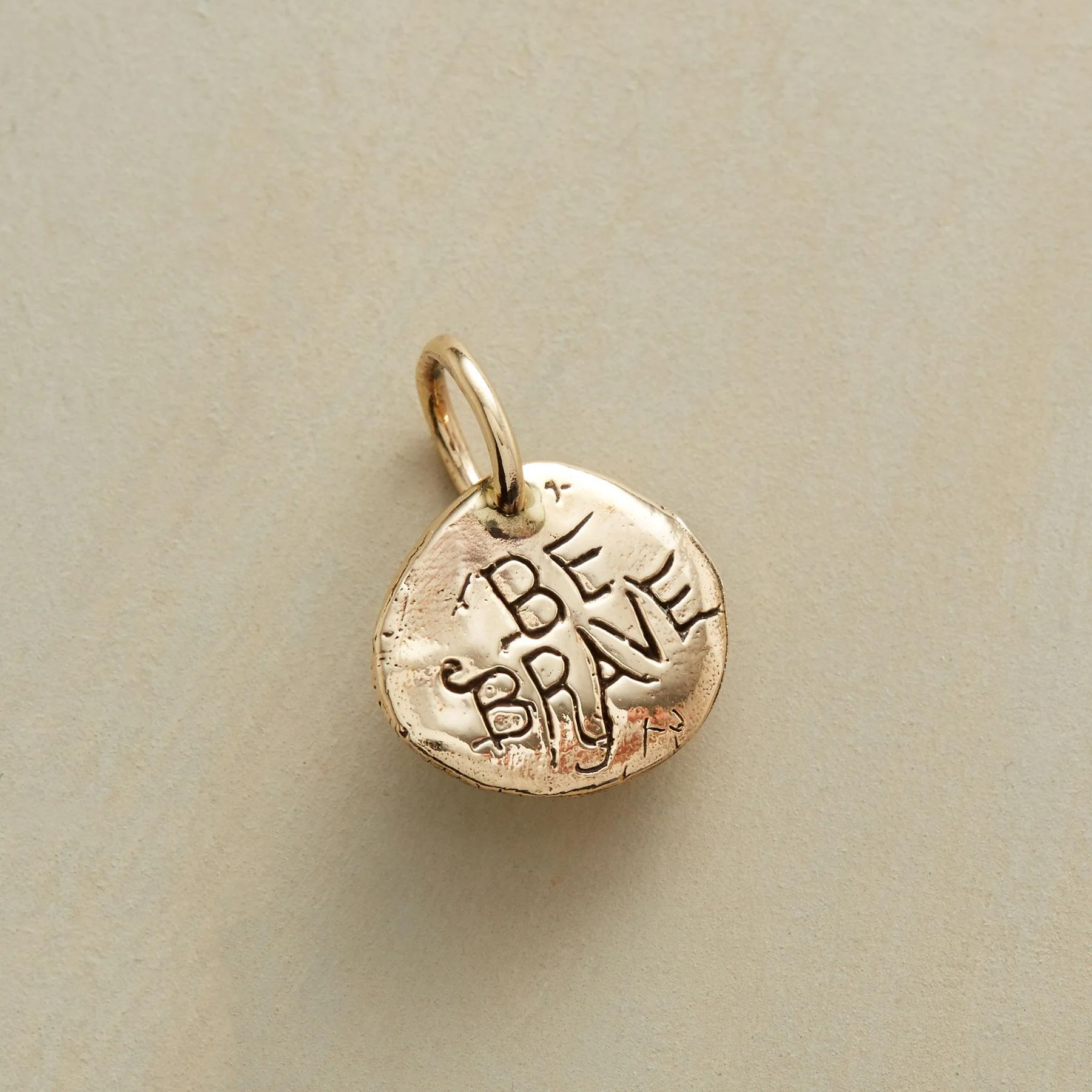 14Kt Gold Courage Charm