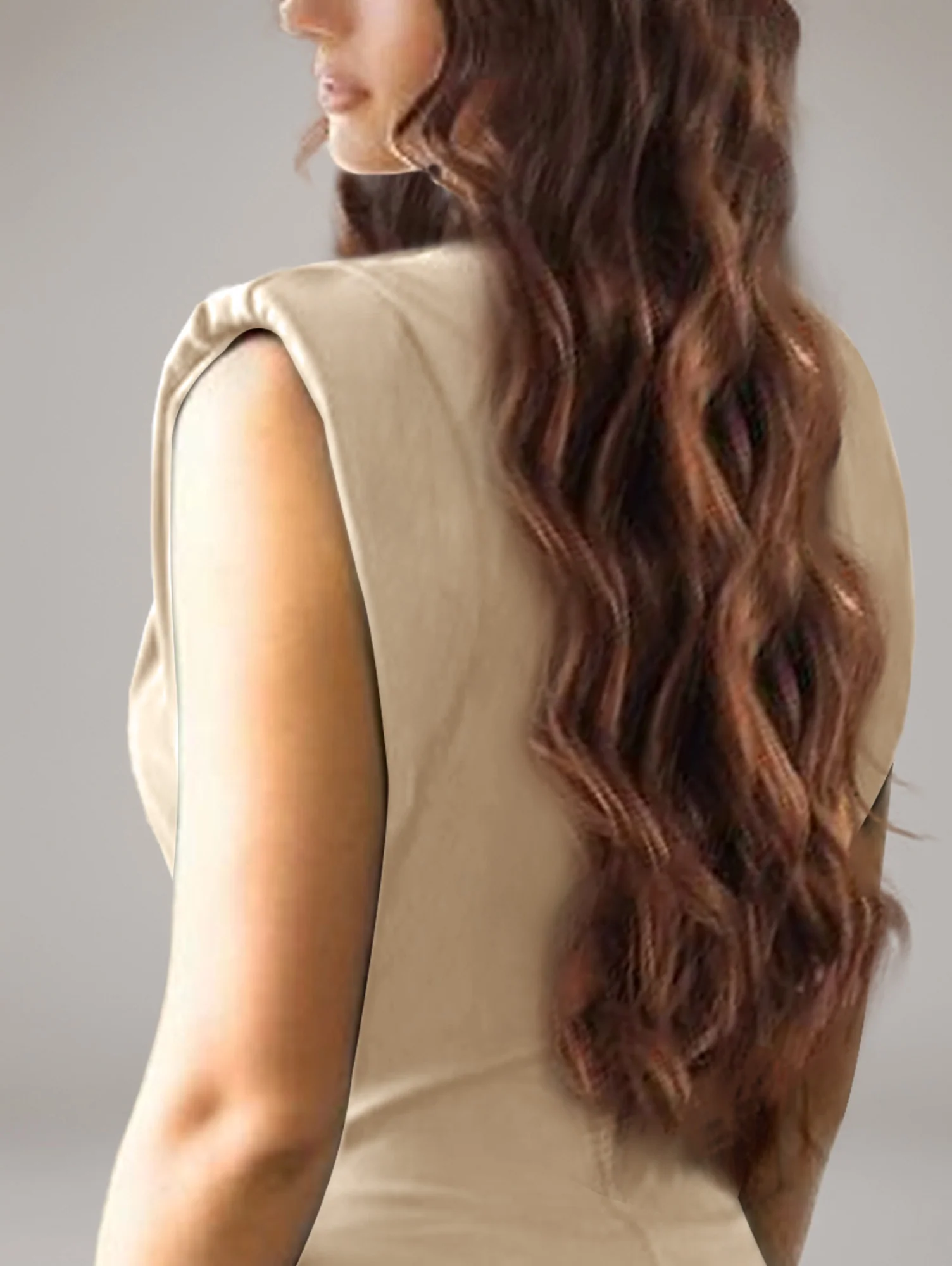 Sheath/Column Scoop Sleeveless Floor-Length Mother of the Bride Dresses with Bow & Shoulder Pad - QUGEX