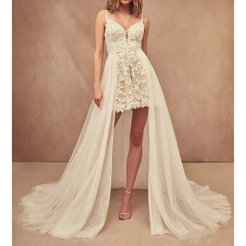 A-Line/Princess Wedding Separates Court Train - QUGEX