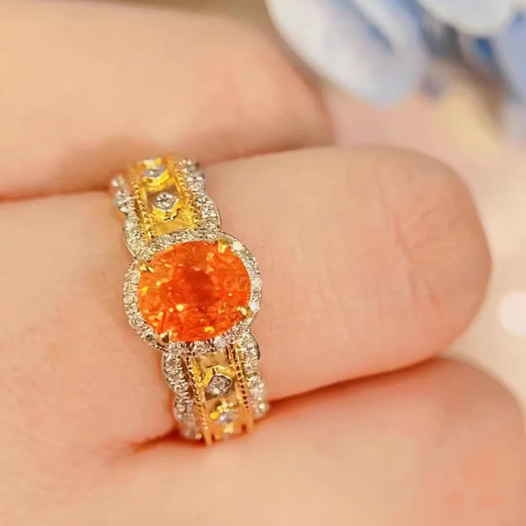 Fashionable Versatile Luxury Simple Diamond Wedding Ring - QUGEX