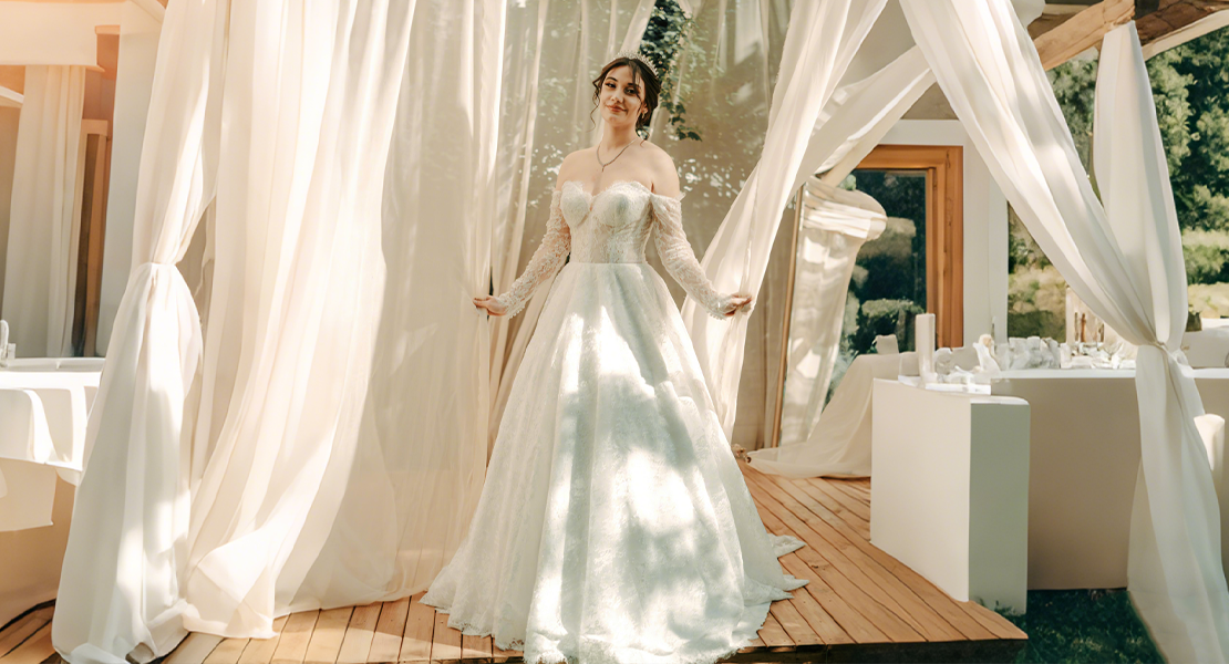 Elegant Narrative of Outdoor Wedding