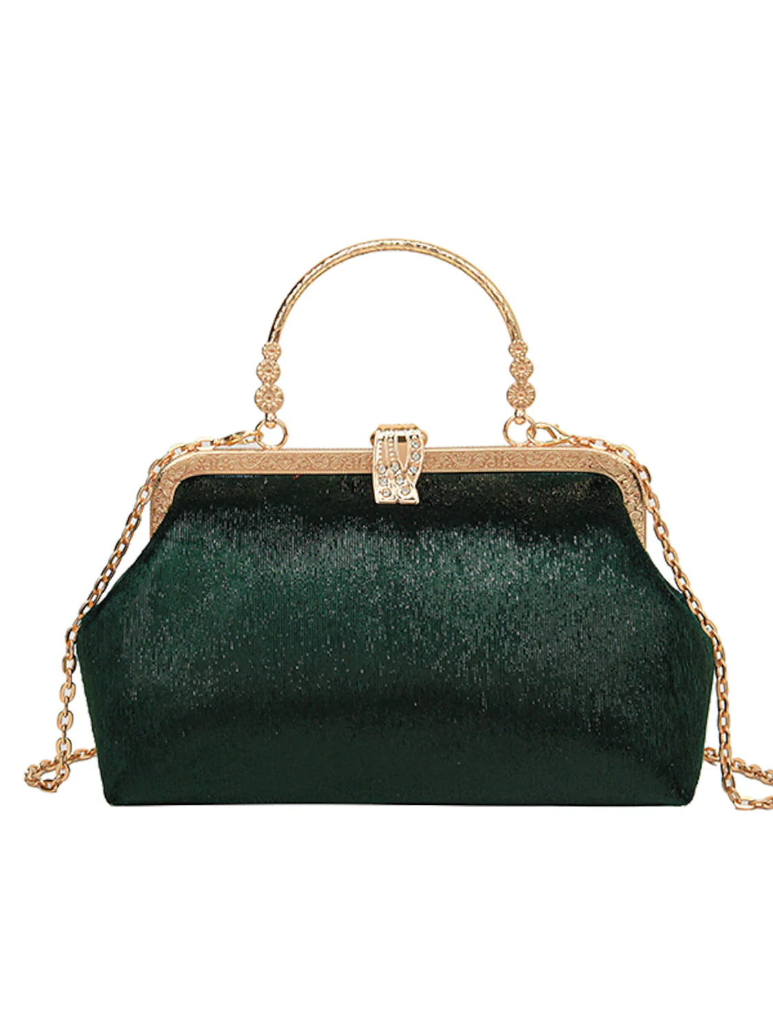 Women's Large Capacity Chain Clutches & Evening Bags - QUGEX