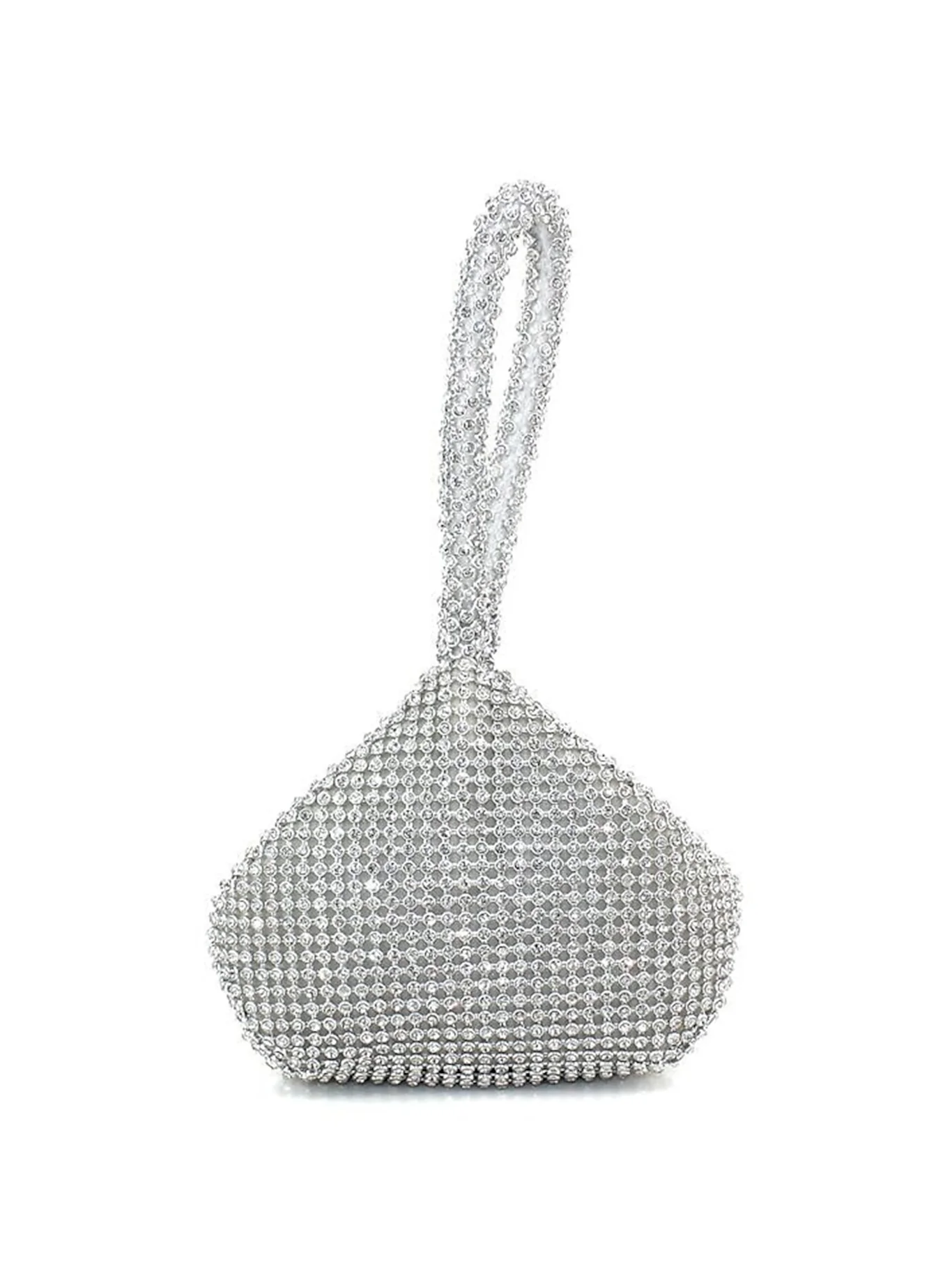 Polyester Gorgeous Unique Rhinestone Clutches Handbags - QUGEX