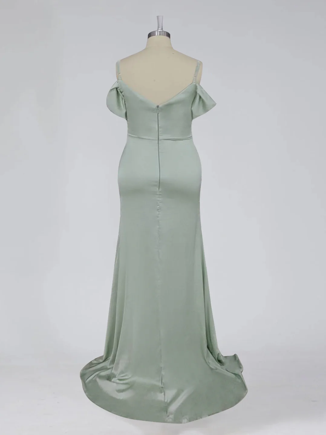 Mermaid/Trumpet Sweetheart Sleeveless Floor-Length Bridesmaid Dresses - QUGEX