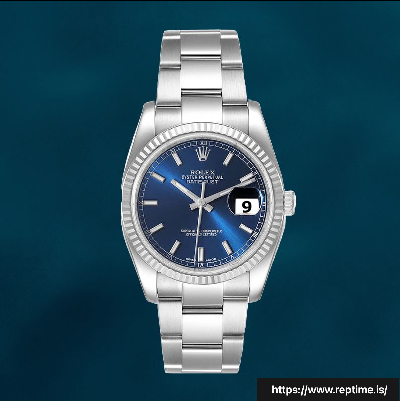 Rolex Datejust 116234BLSO Men’s 36mm Silver-tone