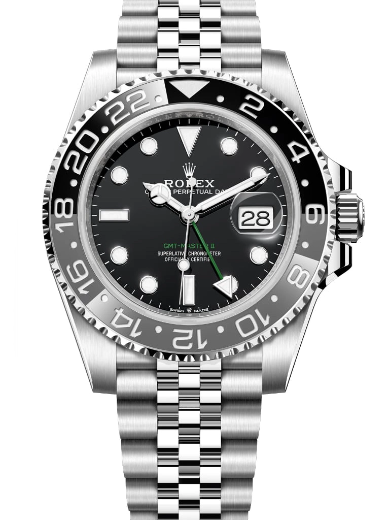 Superclone Rolex GMT-Master II 126710GRNR  Bruce Wayne  Jubilee 2024