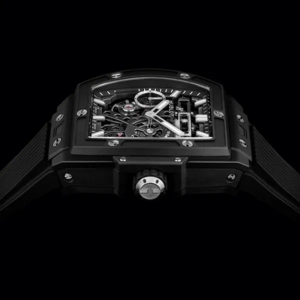 Hublot Spirit Of Big Bang Men Automatic Black Rubber Watch 614.CI.1170.RX