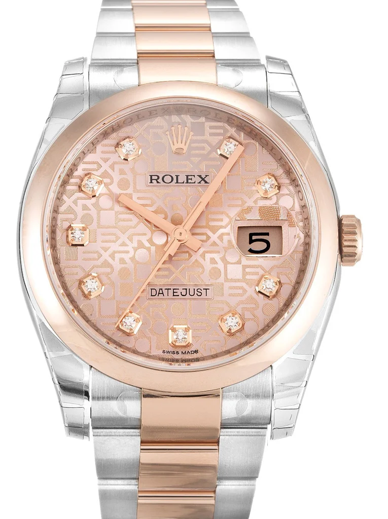 Rolex Datejust 36mm Rose Dial 116201