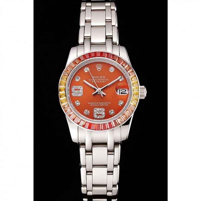 Rolex Datejust 33mm Orange Dial REP016821