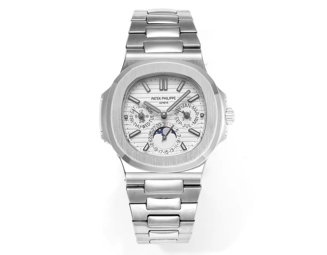 Patek Philippe Silver Nautilus Watch