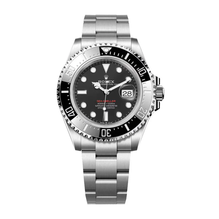 ROLEX SEA DWELLER BLACK DIAL SCRATCH PROOF 43MM SWISS REPLICA 126600.2