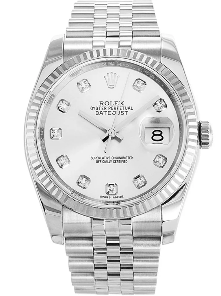 Rolex Datejust 36mm White Dial 116234