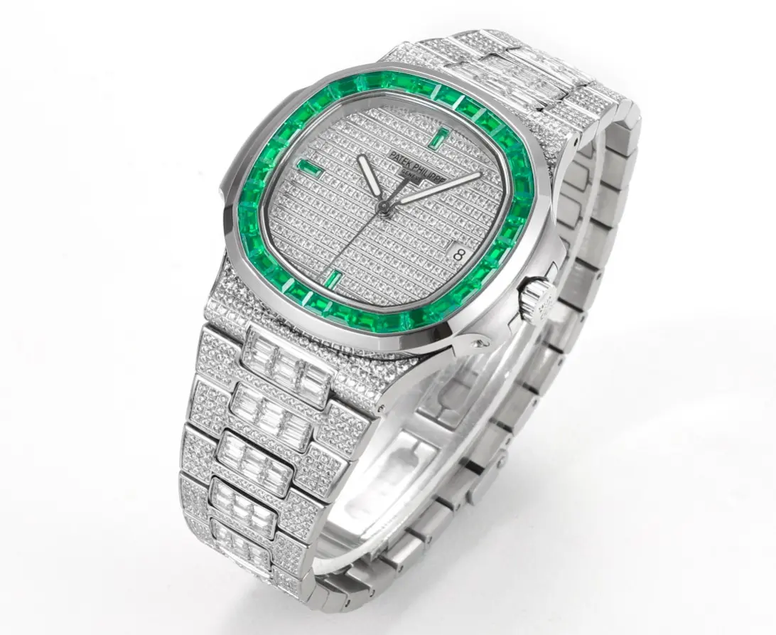 Patek Philippe Nautilus Platinum Green Watch